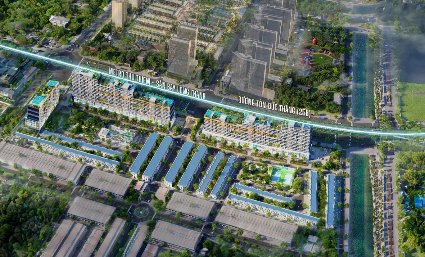 Không gian sống xanh tại Fiato Airport City