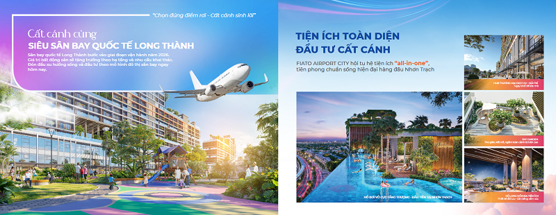 FIATO Airport City – Lựa chọn sáng giá cho nhà đầu tư săn tìm bất động sản sân bay