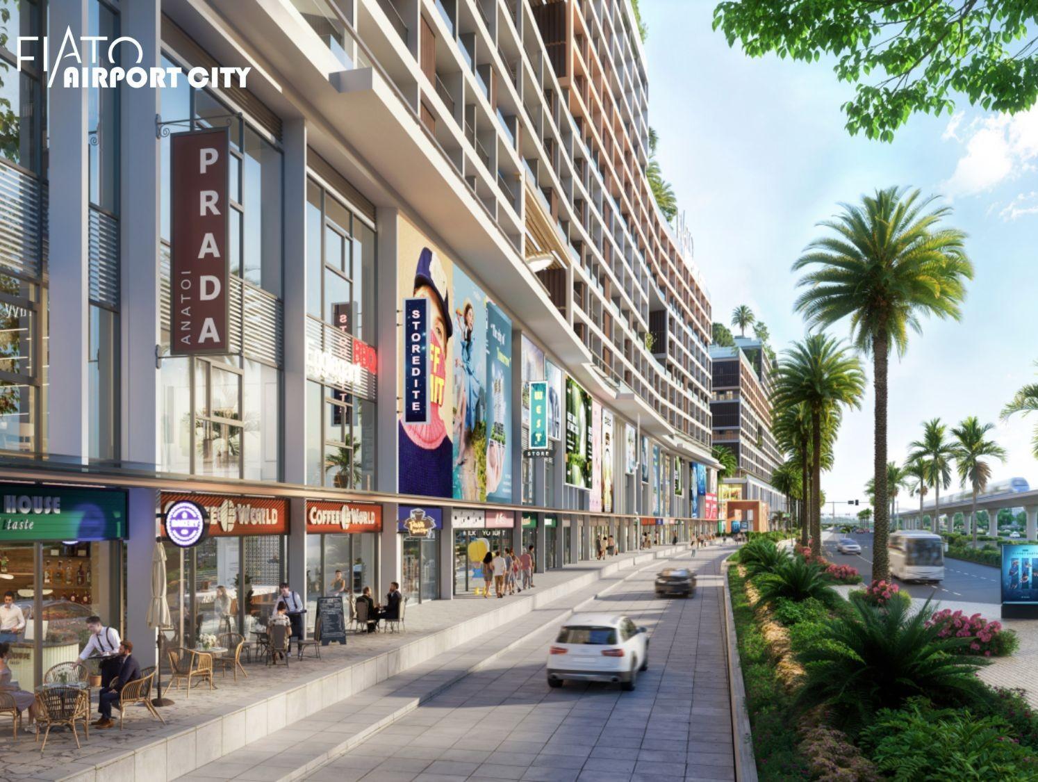 Shophouse Fiato Airport City – Hưởng trọn lợi thế từ 2 ga metro và sân bay Long Thành