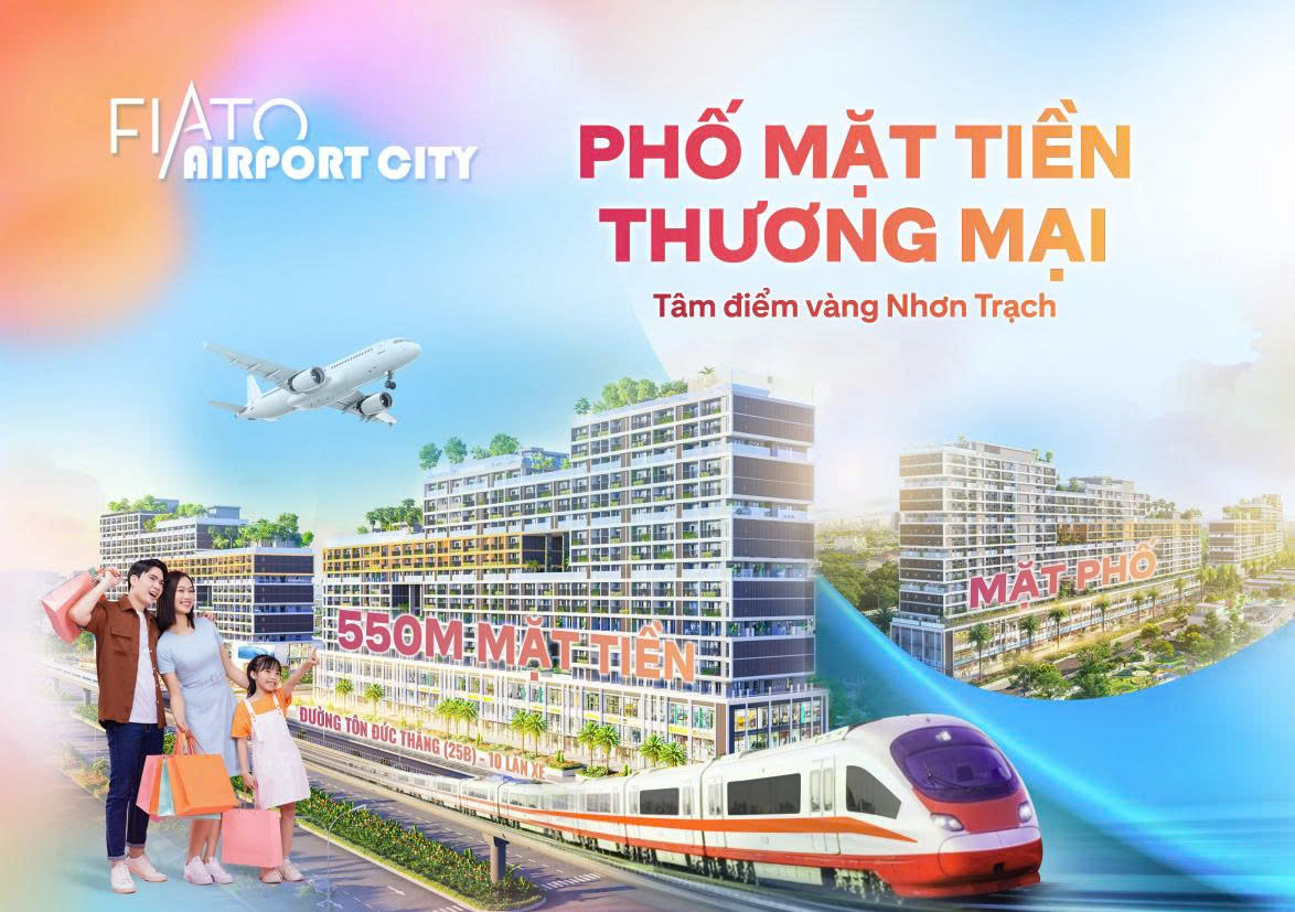 Sân bay Long Thành: Dự kiến bùng nổ nhu cầu thương mại dịch vụ - FIATO Airport City 